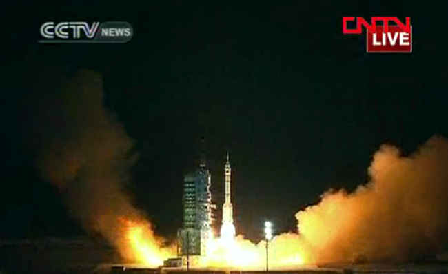 China Launches First Space Docking Mission
